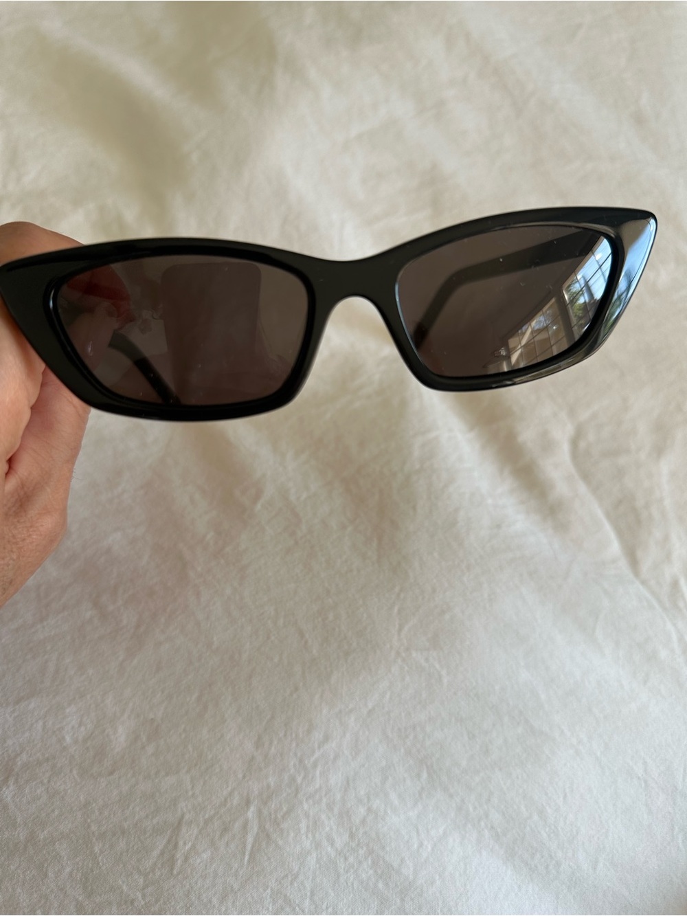 Yves Saint Laurent Black Cat-Eye Sunglasses